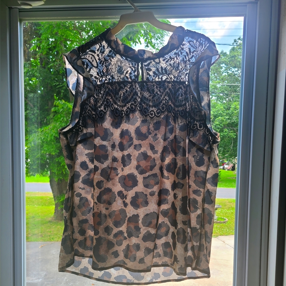 NYC Animal Print Blouse